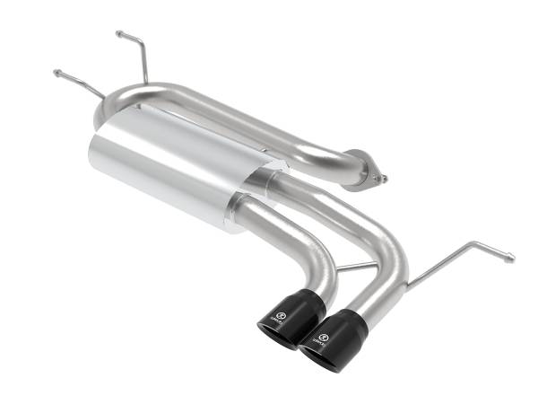 aFe Power - aFe Power Takeda 2-1/2 IN 304 Stainless Steel Axle-Back Exhaust System w/ Black Tip Mazda MX-5 Miata (ND) 16-23 L4-2.0L - 49-37004-B - Image 1