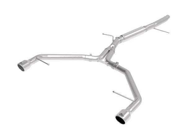 aFe Power - aFe Power MACH Force-Xp 3 IN to 2-1/2 IN Stainless Steel Axle-Back Exhaust System Polished Audi A4 (B9) 17-19 L4-2.0L(t) - 49-36419-P - Image 1