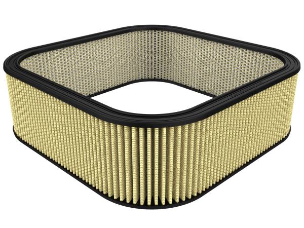 aFe Power - aFe Power Magnum FLOW Round Racing Air Filter w/ Pro GUARD 7 Media 20.6 IN L x 20.6 IN W x 6.50 IN H w/ Expanded Metal - 18-87004 - Image 1