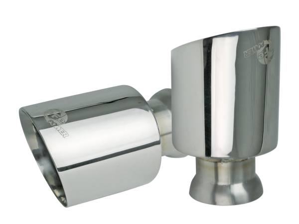 aFe Power - aFe Power MACH Force-Xp 4-1/2 IN Polished OE Replacement Exhaust Tips Dodge Charger/Hellcat 15-22 V8-6.2L/6.4L - 49C32068-P - Image 1