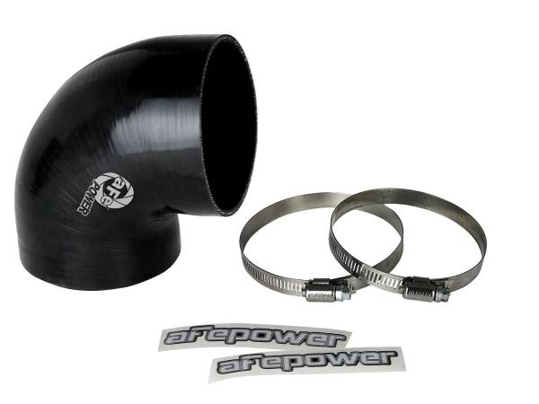 aFe Power - aFe Power Magnum FORCE Cold Air Intake System Spare Parts Kit (3-3/4 IN ID to 3-1/2 IN ID x 90 Deg.) Elbow Reducing Coupler - Black - 59-00121 - Image 1