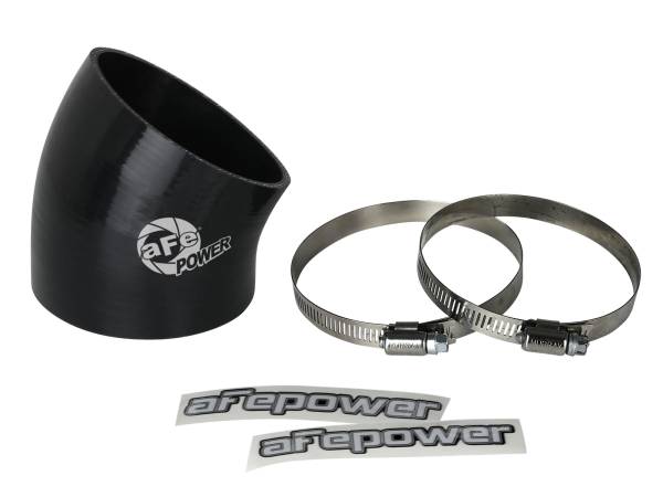 aFe Power - aFe Power Magnum FORCE Cold Air Intake System Spare Parts Kit (3-1/2 IN ID x 30 Deg.) Elbow Coupler - Black - 59-00122 - Image 1