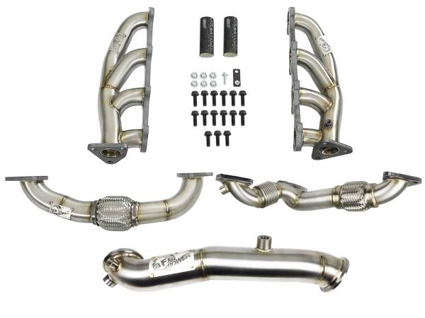 aFe Power - aFe Power Twisted Steel 304 Stainless Steel Performance Package GM Diesel Trucks 11-15 V8-6.6L (td) LML - 48-34139 - Image 1