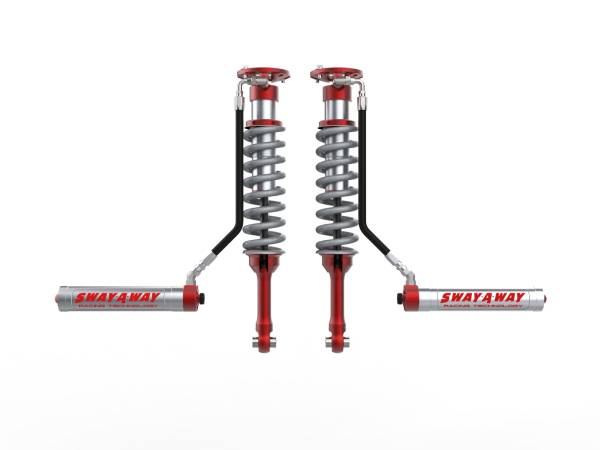 aFe Power - aFe Power Sway-A-Way 2.5 Front Coilover Kit w/ Remote Reservoir and Compression Adjusters Ford F-150 Raptor 10-14 V8-6.2L - 301-5600-10-CA - Image 1