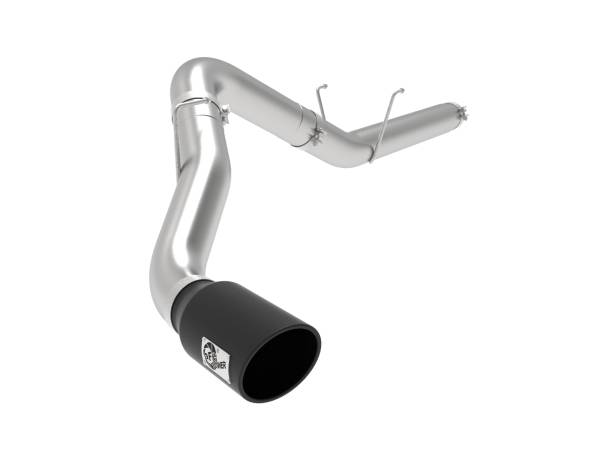 aFe Power - aFe Power ATLAS 5 IN Aluminized Steel DPF-Back Exhaust System w/Black Tip RAM Diesel Trucks 19-23 L6-6.7L (td) - 49-02075-B - Image 1