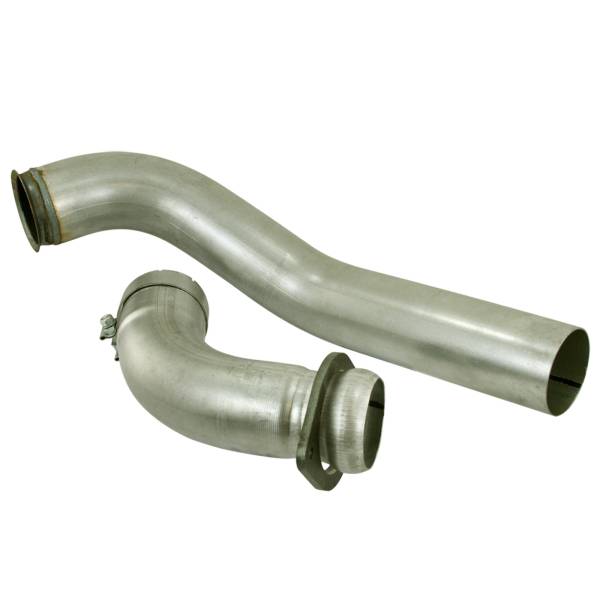 aFe Power - aFe Power Large Bore-HD 4 IN 409 Stainless Steel Downpipe Ford Diesel Trucks 08-10 V8-6.4L (td) - 49-43025-1 - Image 1