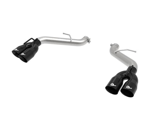 aFe Power - aFe Power MACH Force-Xp 2-1/2 IN 409 Stainless Steel Axle-Back Exhaust System Black Chevrolet Camaro SS 16-23 V8-6.2L - 49-44119NM-B - Image 1