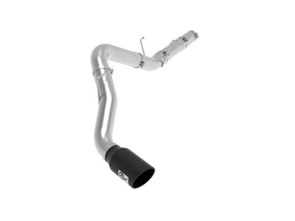 aFe Power - aFe Power ATLAS 5 IN Aluminized Steel DPF-Back Exhaust System w/Black Tip RAM Diesel Trucks 19-23 L6-6.7L (td) - 49-02078-B - Image 1