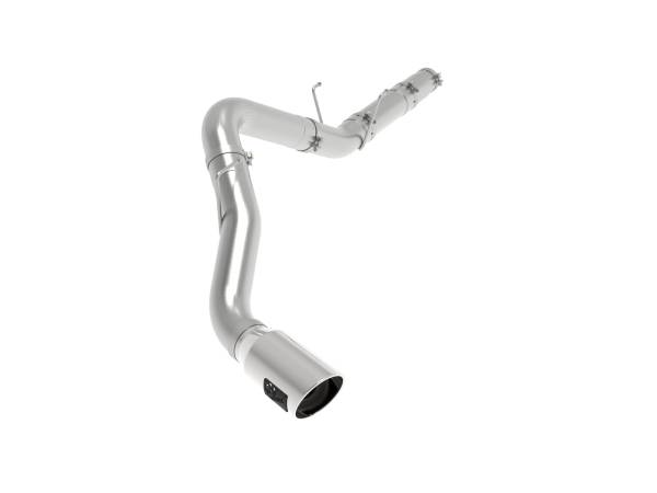 aFe Power - aFe Power ATLAS 5 IN Aluminized Steel DPF-Back Exhaust System w/Polished Tip RAM Diesel Trucks 19-23 L6-6.7L (td) - 49-02078-P - Image 1