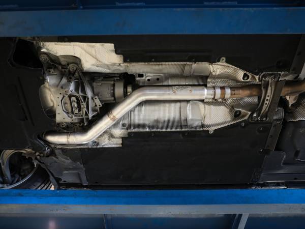 aFe Power - aFe Power MACH Force-Xp 3 IN 304 Stainless Steel Front Resonator Delete Pipe Audi A4/A5 (B8) 09-16 L4-2.0L (t) - 49-36428 - Image 1