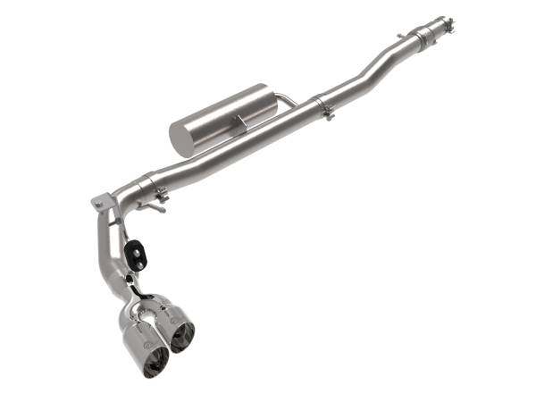 aFe Power - aFe Power Rebel Series 3 IN 304 Stainless Steel Cat-Back Exhaust System w/ Polished Tips Ford Ranger 19-23 L4-2.3L (t) - 49-33119-P - Image 1