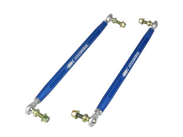 aFe Power - aFe CONTROL Front Adjustable End Link Set Blue Toyota GR Supra (A90) 20-23 L6-3.0L (t) - 442-721001FL - Image 1