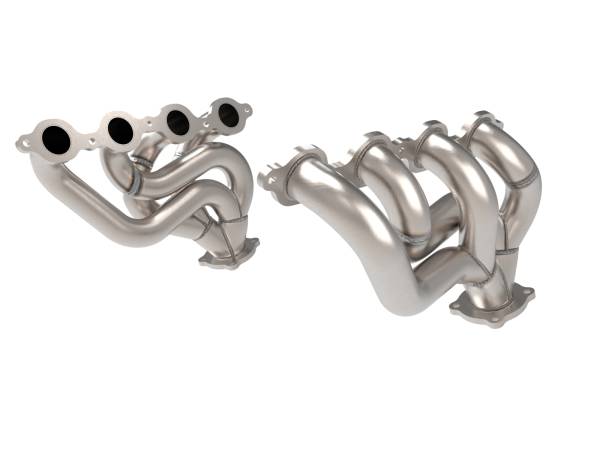 aFe Power - aFe Power Twisted Steel 1-3/4 IN 304 Stainless Steel Short Tube Header Chevrolet Camaro SS 16-23 V8-6.2L - 48-34144 - Image 1