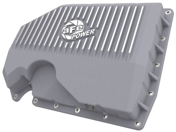 aFe Power - aFe POWER Street Series Engine Oil Pan Raw w/ Machined Fins Audi / Volkswagen 05-21 L4-1.8 (t)/2.0L (t) (w/o Oil Sensor) - 46-71240A - Image 1