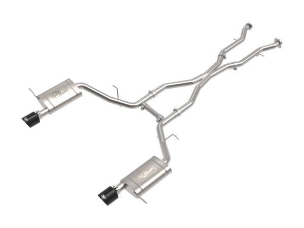 aFe Power - aFe Power MACH Force-Xp 304 Stainless Steel Cat-Back Exhaust System w/ Black Tip Dodge Durango 11-23 V6-3.6L/V8-5.7L - 49-32086-B - Image 1