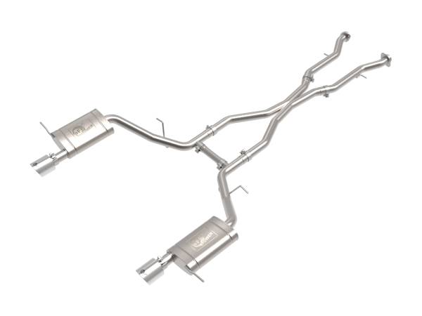 aFe Power - aFe Power MACH Force-Xp 304 Stainless Steel Cat-Back Exhaust System w/ Polished Tip Dodge Durango 11-23 V6-3.6L/V8-5.7L - 49-32086-P - Image 1