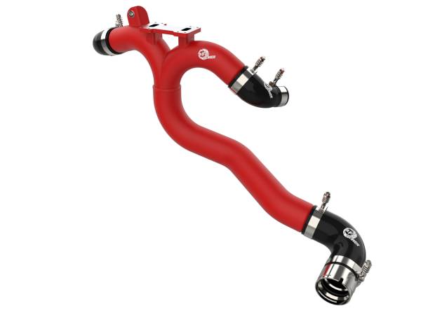 aFe Power - aFe Power BladeRunner 3 IN Aluminum Hot Charge Pipe Red Kia Stinger 18-23 V6-3.3L (tt) - 46-20508-R - Image 1