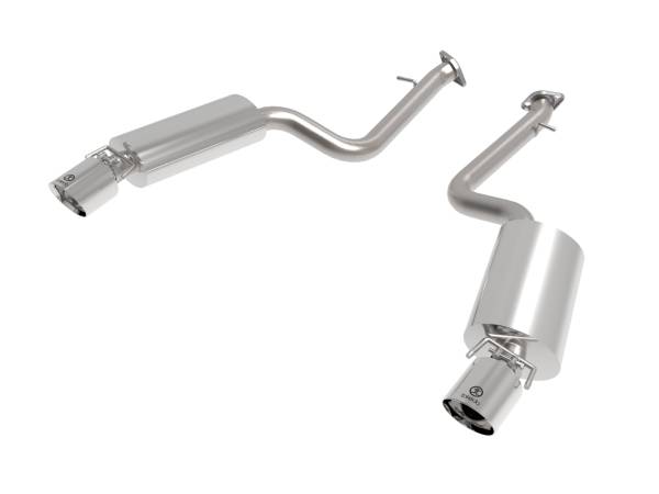 aFe Power - aFe Power Takeda 2-1/2 IN 304 Stainless Steel Axle-Back Exhaust System w/ Polished Tip Lexus IS350 14-23 V6-3.5L - 49-36060-P - Image 1