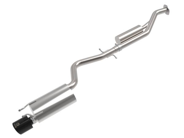 aFe Power - aFe Power Takeda 2-1/2 IN 304 Stainless Steel Cat-Back Exhaust System w/ Black Tip Lexus IS300 01-05 L6-3.0L - 49-36058-B - Image 1