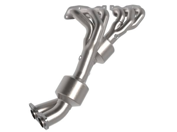 aFe Power - aFe Power Twisted Steel 304 Stainless Steel Short Tube Header Lexus IS300 01-05 L6-3.0L - 48-36017-HC - Image 1