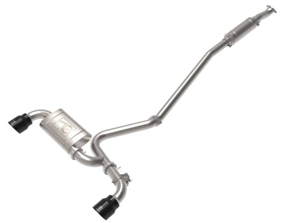 aFe Power - aFe Power Takeda 3 IN 304 Stainless Steel Cat-Back Exhaust w/ Black Tips Hyundai Kona N 22-23 L4-2.0L (t) - 49-37033-B - Image 1