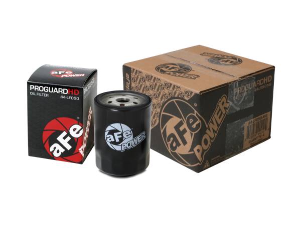 aFe Power - aFe Power Pro GUARD HD Oil Filter (4 Pack) - 44-LF050-MB - Image 1