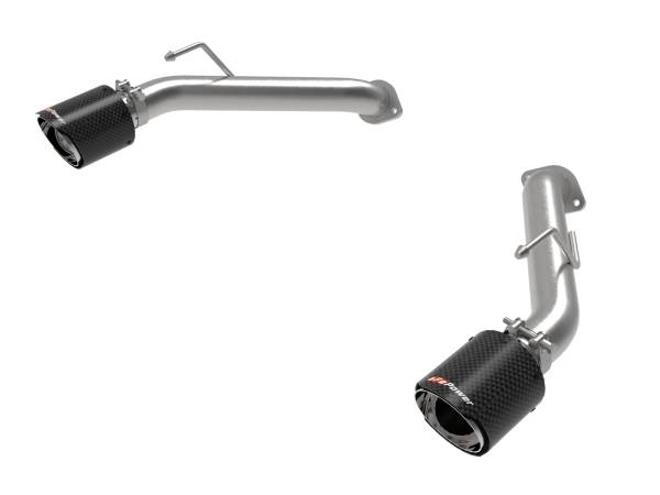 aFe Power - aFe Power Takeda 2-1/2 IN 304 Stainless Steel Axle-Back Exhaust System w/ Carbon Fiber Tip Nissan Z 2023 V6-3.0L (tt) - 49-36137-C - Image 1