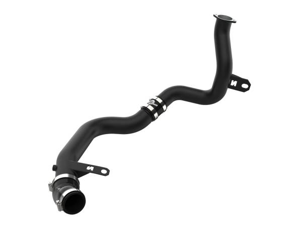 aFe Power - aFe Power BladeRunner 2-1/4 IN to 2-1/2 IN Aluminum Hot Charge Pipe Black Hyundai Veloster N 19-22 L4-2.0L (t) - 46-20648-B - Image 1