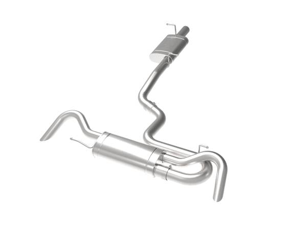 aFe Power - aFe Power MACH Force-Xp 3 IN to 2-1/2 IN 304 SS Cat-Back Hi-Tuck Exhaust System Volkswagen Atlas 18-23 L4-2.0L/V6-3.6L - 49-36452 - Image 1