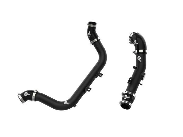 aFe Power - aFe Power BladeRunner 2-1/4 IN & 2-1/2 IN Aluminum Hot and Cold Charge Pipe Kit Black Hyundai Elantra/Elantra GT/i30 17-20/Veloster 19-21 L4-1.6L (t) - 46-20634-B - Image 1