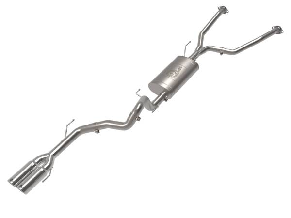 aFe Power - aFe Power Vulcan Series 2-1/2 IN to 3 IN Stainless Steel Cat-Back Exhaust w/Polished Tip Toyota Sequoia 23-24 V6-3.4L (tt) - 49-36068-P - Image 1