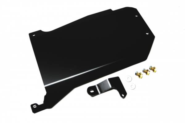 EVO Manufacturing - Jeep JK Transmission Skid Plate 12-18 Wrangler JK Auto Trans Black Powdercoat EVO Manufacturing - Image 1