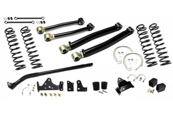 EVO Manufacturing - Jeep JK Enforcer Kit 4.0 Inch with Draglink Flip Stage 2 07-18 Wrangler JK EVO Manufacturing - Image 1