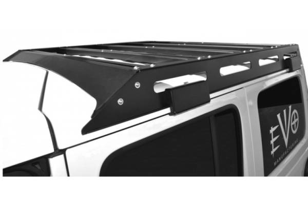 EVO Manufacturing - Jeep JL Unlimited Trail Roof Rack 18-Present Wrangler JL Unlimited Raw EVO Manufacturing - Image 1