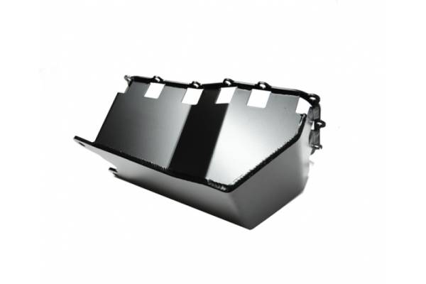 EVO Manufacturing - Jeep JK 3.8L Oil Pan Skid 07-11 Wrangler JK Black Powdercoat EVO Manufacturing - Image 1