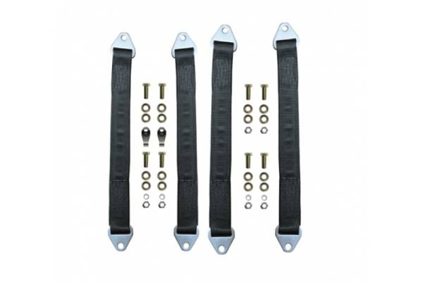 EVO Manufacturing - Jeep JL C/O Limit Strap Kit Front and Rear Set 18-Present Wrangler JL EVO Manufacturing - Image 1