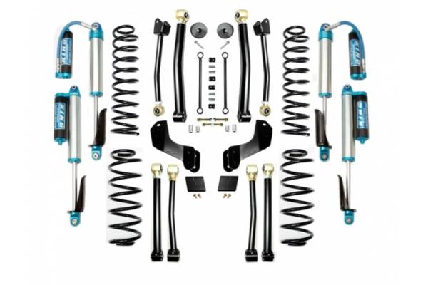 EVO Manufacturing - Jeep JL 3.5 Inch Enforcer Overland Lift Stage 4 with Spec King 3.5 Shocks 18-Present Wrangler JL Unlimited EVO Manufacturing - Image 1