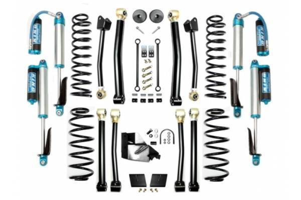 EVO Manufacturing - Jeep JL 3.5 Inch Enforcer Lift Stage 4 with Spec King 3.5 Shocks 18-Present Wrangler JL Unlimited EVO Manufacturing - Image 1