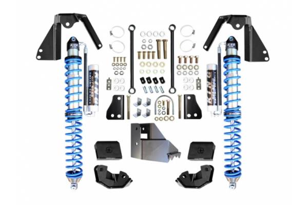 EVO Manufacturing - Jeep JL NV2514 Rear Bolt-on Coilover Kit 18-Pres Wrangler JL 2/4 Door w/ Comp Adjuster Black EVO Manufacturing - Image 1