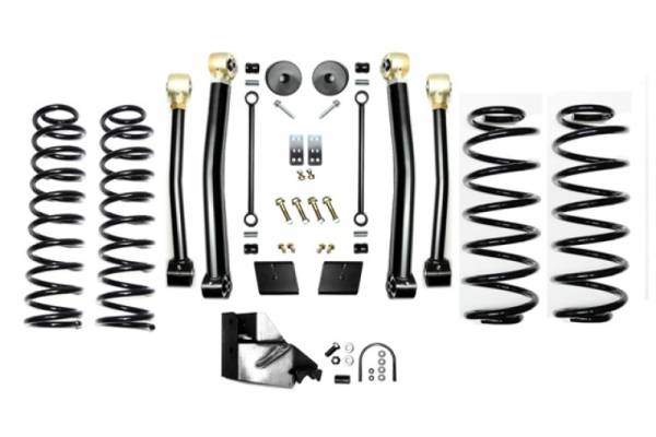 EVO Manufacturing - Jeep JL 4.5 Inch Lift Kit 18-Pres Wrangler JL Enforcer Lift Stage 3 EVO Mfg - Image 1