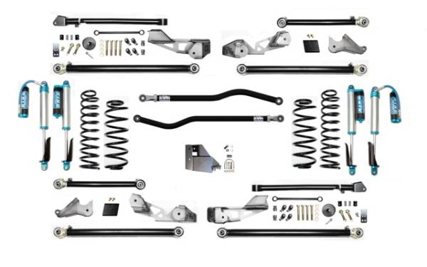 EVO Manufacturing - Jeep JLU 3.5 Inch High Clearance Plus Long Arm with EVO SPEC King 2.5 Inch Shocks EVO Mfg - Image 1