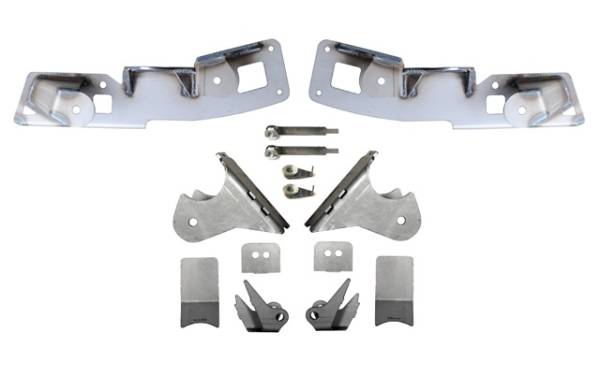 EVO Manufacturing - Jeep JK Rear High Clearance Long Arm Frame and Axle Bracket 07-18 Wrangler JK Set EVO Mfg - Image 1