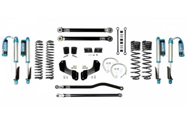 EVO Manufacturing - Jeep Gladiator JT 2.5 Inch Lift Kit 2020-Pres Gladiator Enforcer Overland Lift Stage 2 Plus w/ EVO SPEC 2.5 Inch King Shocks EVO Mfg - Image 1