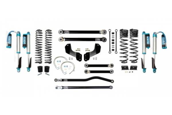 EVO Manufacturing - Jeep Gladiator JT 2.5 Inch Lift Kit 2020-Pres Gladiator Enforcer Overland Lift Stage 3 Plus w/ EVO SPEC 2.5 Inch King Shocks EVO Mfg - Image 1