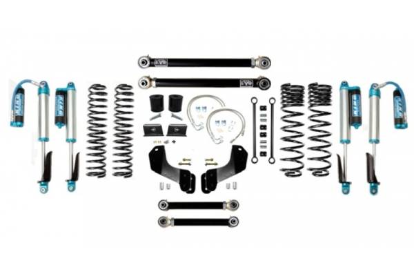 EVO Manufacturing - Jeep Gladiator JT 2.5 Inch Lift Kit 2020-Pres Gladiator Enforcer Overland Lift Stage 3 w/ EVO SPEC 2.5 Inch King Shocks EVO Mfg - Image 1