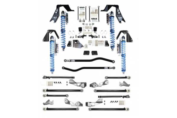 EVO Manufacturing - JLU Diesel High Clearance PRO Long Arm NV2514 Plus Black EVO Manufacturing - Image 1