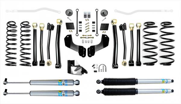 EVO Manufacturing - Jeep Wrangler JLU 3.5 Inch High Clearance Long Arm w/ Bilstein Shocks EVO Manufacturing - Image 1