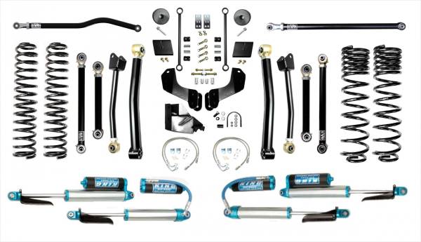 EVO Manufacturing - Jeep Gladiator JT 6.5 Inch Heavy Duty Enforcer Overland Lift Stage 4 Plus w/ EVO SPEC 2.5 Inch King Shocks with Adjusters EVO Manufacturing - Image 1