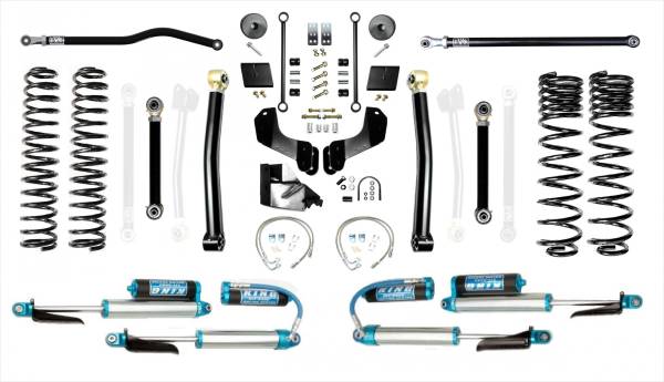 EVO Manufacturing - Jeep Gladiator JT 6.5 Inch Heavy Duty Enforcer Overland Lift Stage 3 Plus w/ EVO SPEC 2.5 Inch King Shocks with Adjusters EVO Manufacturing - Image 1