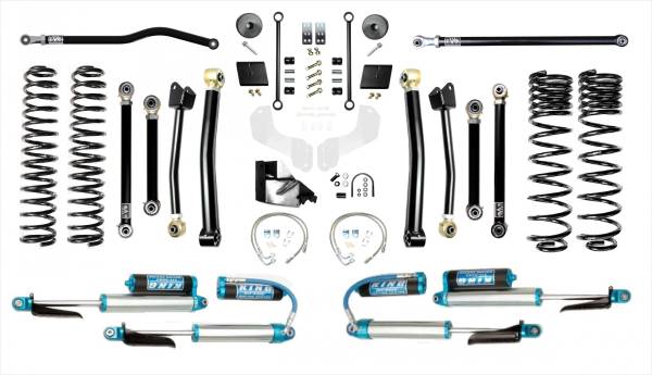 EVO Manufacturing - Jeep Gladiator JT 4.5 Inch Heavy Duty Enforcer Overland Lift Stage 3 Plus w/ EVO SPEC 2.5 Inch King Shocks with Adjusters EVO Manufacturing - Image 1